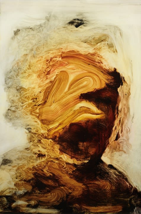 A011257 Van Mullem Sans Titre Ink On Board 60Cm X 40Cm