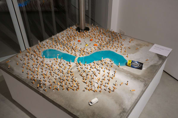 Slinkachu installation at andipa gallery.