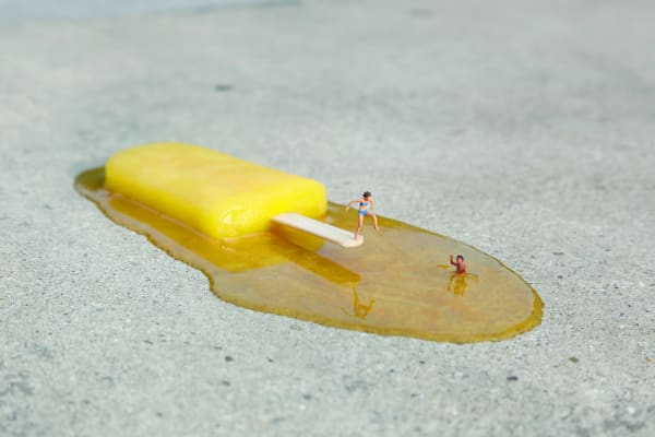 Slinkachu The Jetty print