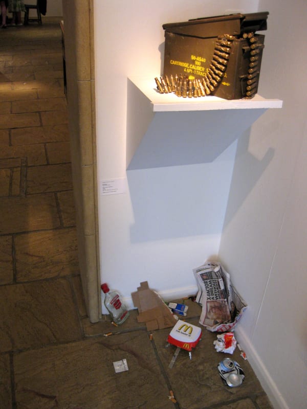 tresspass alliance inside urban art installation at Andipa Gallery