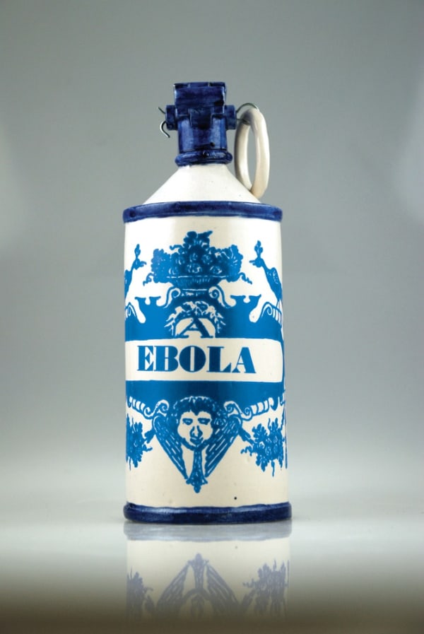 Kraaft Ebola jar sculpture