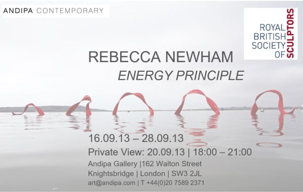Rebecca Newnham Energy Principle exhibition cover