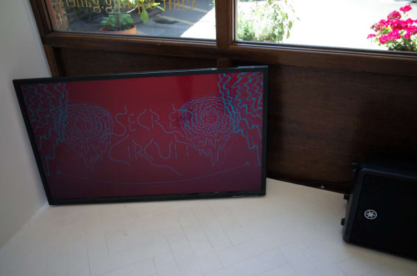 Installation of Eddie Ruscha: Cosmic Harmonics at Sapling, July 2021. Photo: Cedric Bardawil