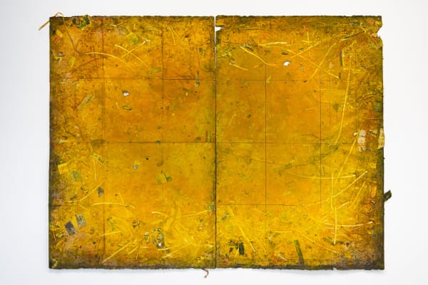 Robert Rivers, Old Light, Field, Stack and Sun, 1 and 2, 2021