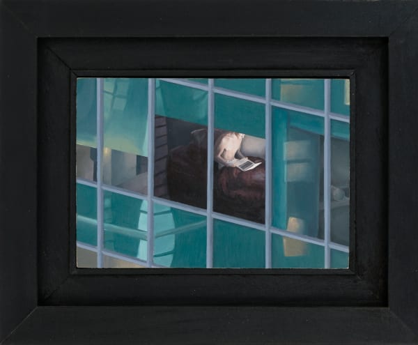 Jean Claracq, Mikołaj Jabłoński by the window, 2017