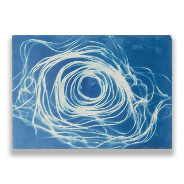 Meg Madison, On my way, spiral, Los Angeles River, 2015