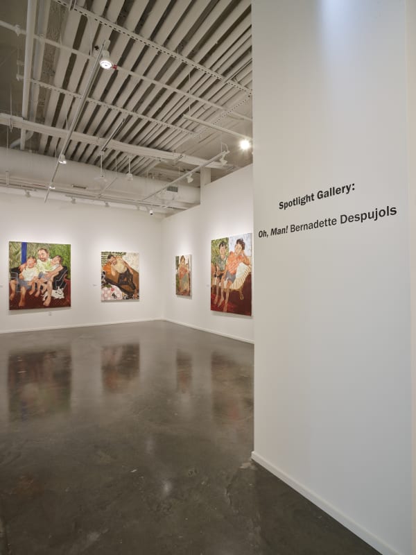 Installation view, Bernadette Despujols: Oh Man!, 2022. Photo: Chad Redmon.