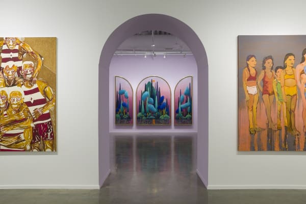 Installation view, Nicolas Party: Landscape, 2023. Photo: Evan Sheldon.