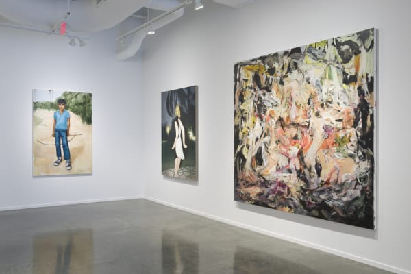 Installation view, "A Room Hung With Thoughts: British Painting Now," 2025. Photo: Evan Sheldon.