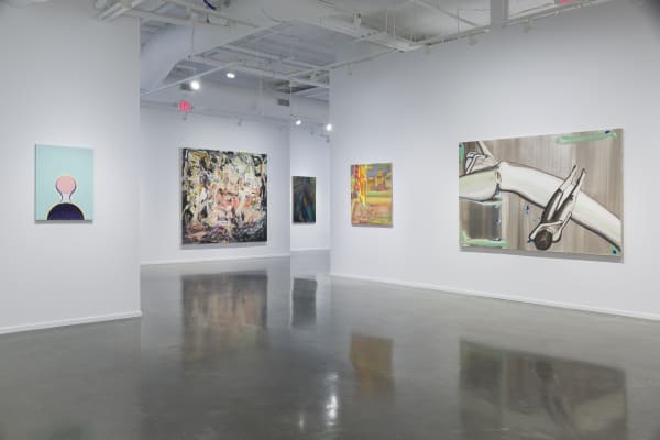 Installation view, "A Room Hung With Thoughts: British Painting Now," 2025. Photo: Evan Sheldon.