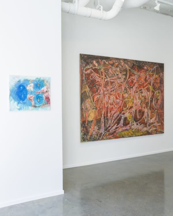 Installation view, "A Room Hung With Thoughts: British Painting Now," 2025. Photo: Evan Sheldon.
