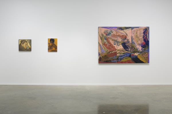 Installation view, "A Room Hung With Thoughts: British Painting Now," 2025. Photo: Evan Sheldon.