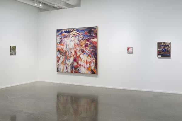 Installation view, "A Room Hung With Thoughts: British Painting Now," 2025. Photo: Evan Sheldon.