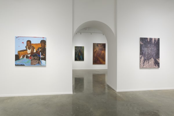 Installation view, "A Room Hung With Thoughts: British Painting Now," 2025. Photo: Evan Sheldon.