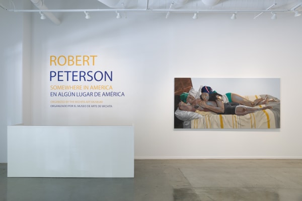 Installation view, Robert Peterson: Somewhere in America, 2025. Photo: Evan Sheldon.