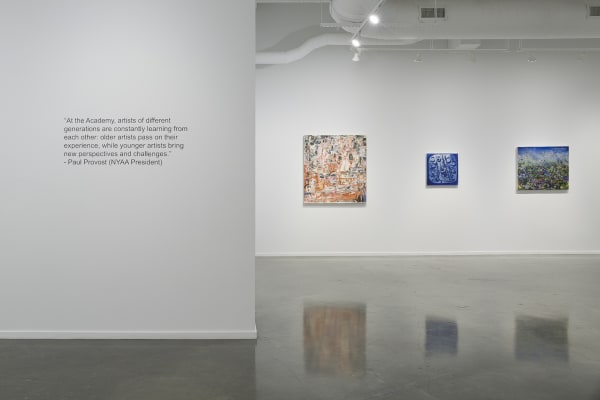 Installation view, New York Academy of Art Chubb Fellows and Friends, 2025. Photo: Evan Sheldon.
