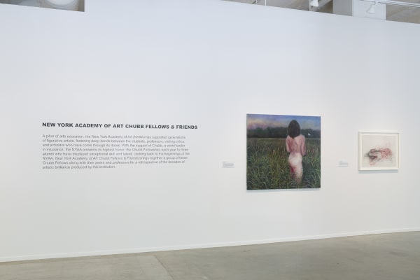 Installation view, New York Academy of Art Chubb Fellows and Friends, 2025. Photo: Evan Sheldon.