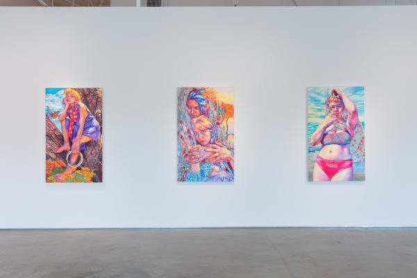 Installation view, Hannah Lupton Reinhard: A House of Stars and Angels, 2022. Todora Photography.