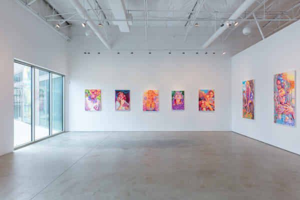 Installation view, Hannah Lupton Reinhard: A House of Stars and Angels, 2022. Todora Photography.