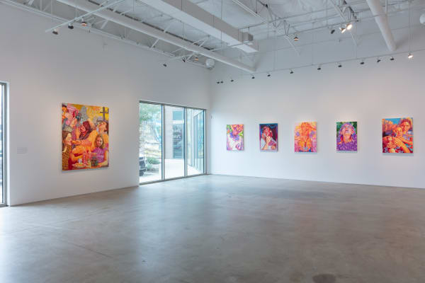 Installation view, Hannah Lupton Reinhard: A House of Stars and Angels, 2022. Todora Photography.
