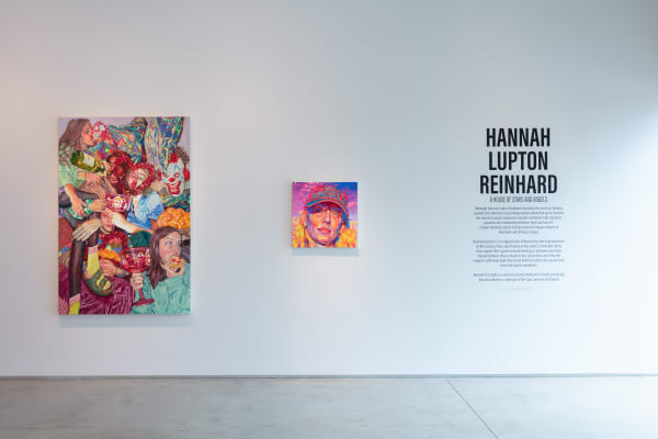 Installation view, Hannah Lupton Reinhard: A House of Stars and Angels, 2022. Todora Photography.