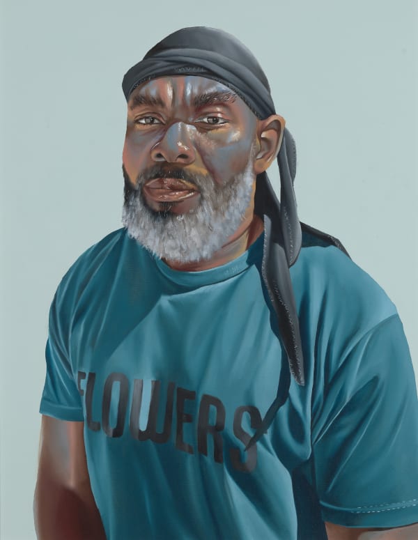 Robert Peterson Everyone Deserves Flowers, 2024 Oil on canvas 25 x 21 inches