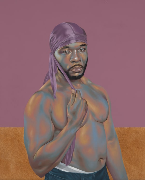 Robert Peterson Longing to be seen, 2024 Oil on panel 30 x 24 inches