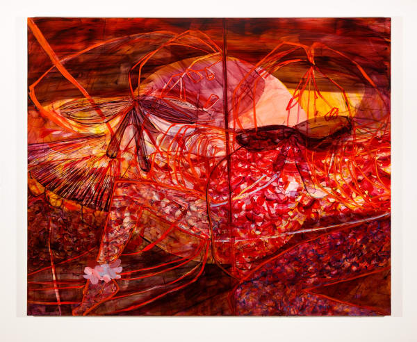 Jadé Fadojutimi My Pathetic Fallacy, 2019 Oil on canvas 70 13/16 x 86 5/8 in.