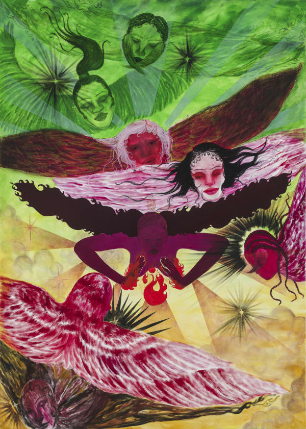 Naudline Pierre Power Within, 2021 Oil on canvas 84 x 60 inches