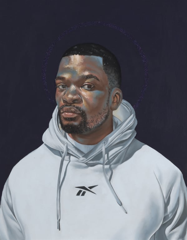 Robert Peterson Saint Francis, 2023 Oil on canvas 25 x 21 inches