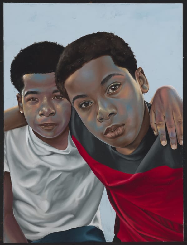 Robert Peterson When you see him, you see me, 2022 Oil on canvas 24 x 18 inches