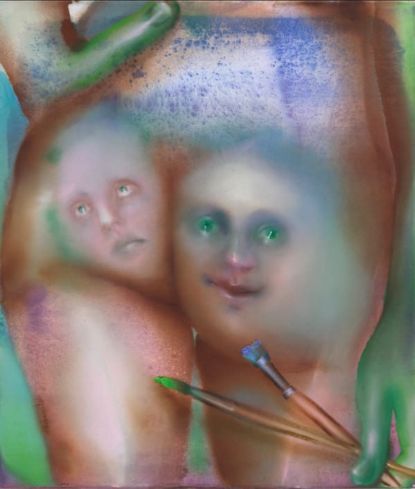 Elizabeth Glaessner Body Talk, 2021 Oil on canvas 29 x 25 1/4 inches