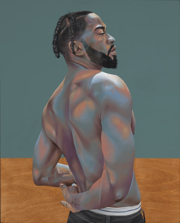 Robert Peterson Back to Black, 2024 Oil on panel 30 x 24 inches