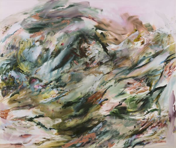 Kylie Manning Hold the earth above me, 2024 Oil and graphite on linen 72 1/8 x 86 1/16 inches