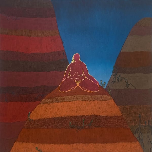 Lydia Baker Seed, 2021 Colored pencil on paper 20 x 20 inches