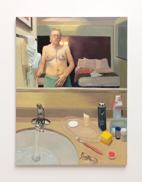 Linus Borgo Blueprints, 2021 Oil on canvas 40 x 30 inches