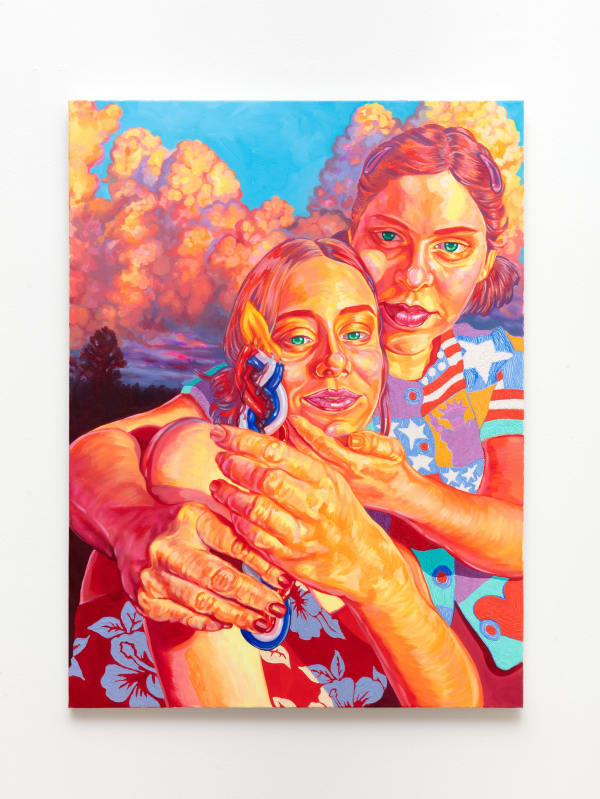 Hannah Lupton Reinhard Before the Third Star Appears, 2020 Oil on Canvas 40 x 30 inches