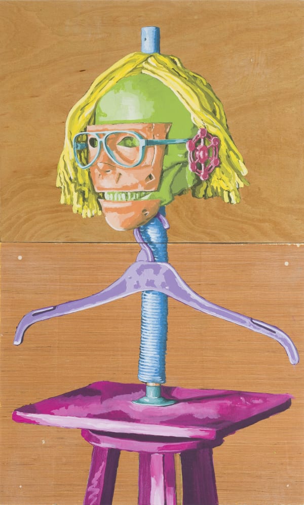 Matthew Darbyshire Lovebomb, 2024 Household gloss paint on found plywood 100 x 60 cm | 39 2/5 x 23 3/5 in.