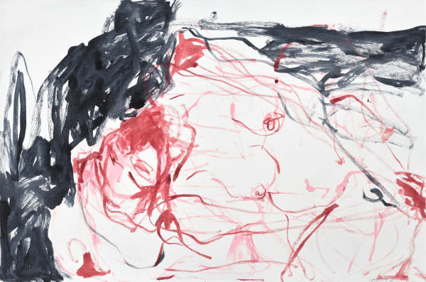 Tracey Emin You please me, 2022 Acrylic on canvas 24 1/16 x 36 1/16 inches