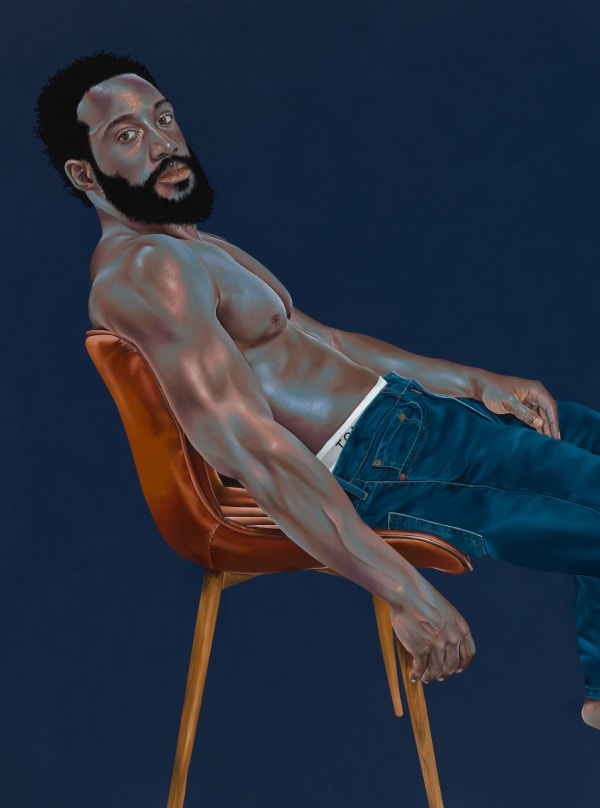 Robert Peterson Assieds-toi (take a seat), 2024 Oil on canvas 72 x 54 inches