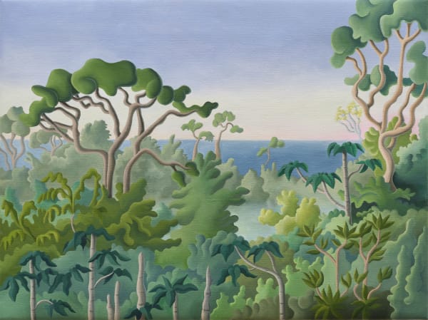 Daisy Dodd-Noble Costa Rica Rainforest study, 2024 Oil on linen 14 x 19 1/2 inches