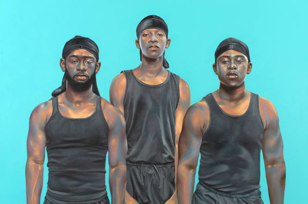 Robert Peterson Three Brothers, 2022 Oil on canvas 40 x 60 inches