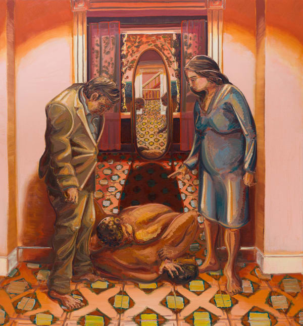 Timothy Lai To Observe Opposing Walls, 2023 Oil on canvas 90 x 84 inches
