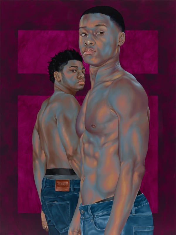 Robert Peterson Still Standing, 2024 Oil on canvas 64 x 48 inches