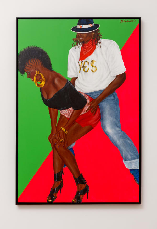 Barkley L. Hendricks Passion Dancehall #1, 2011 Oil and acrylic and linen on canvas 72 x 48 in.