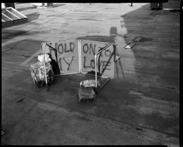 Ian Lewandowski Untitled (Graffiti), 2021 Gelatin silver contact print 11 x 14 inches 1/3 (ed of 3 and 1 AP)