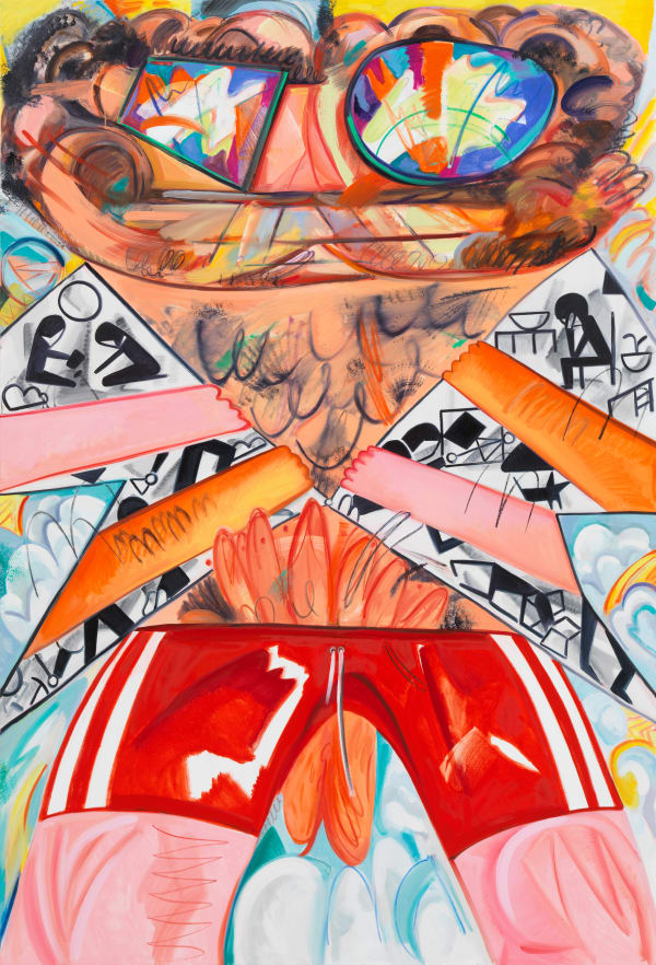Dana Schutz God 6, 2013 Oil on canvas 106 x 72 inches