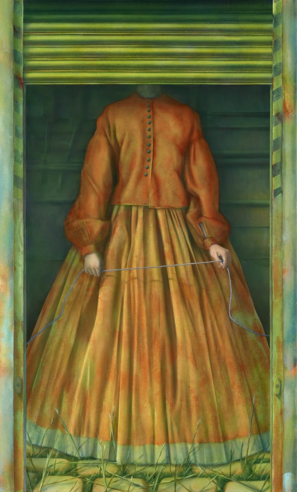 Tommy Harrison String Game, 2024 Oil on linen 200 x 120 cm | 78 3/4 x 47 1/4 in.