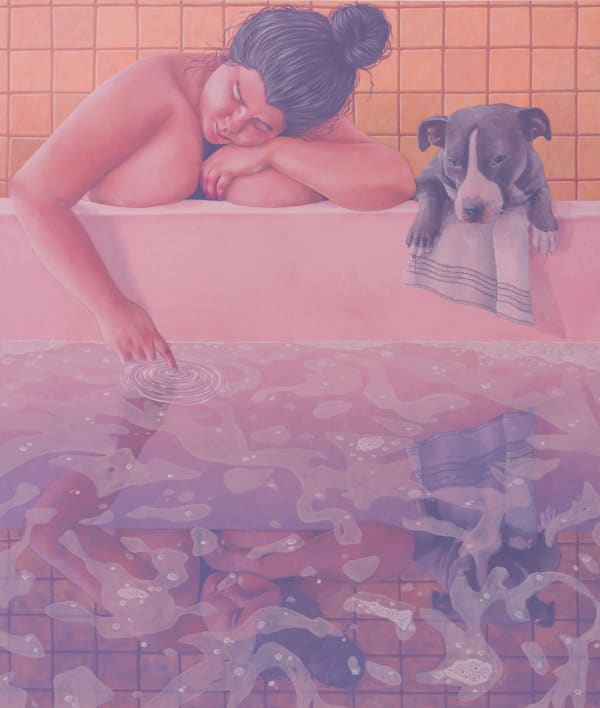 Shona McAndrew Oh, To Be Loved, 2023 Acrylic on canvas 66 x 56 inches