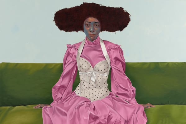 Robert Peterson Head in the Clouds, 2022 Oil on canvas 48 x 72 inches